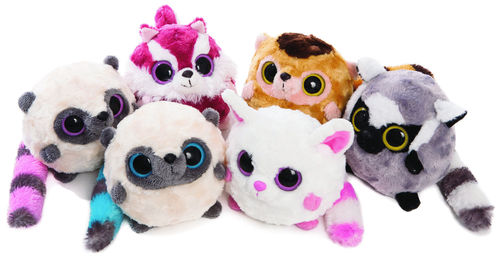 Yoohoo+Friends Mini Ball Tiere Glitzer Augen Sortiment